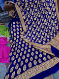 Pure Khaddi Georgette Water Zari