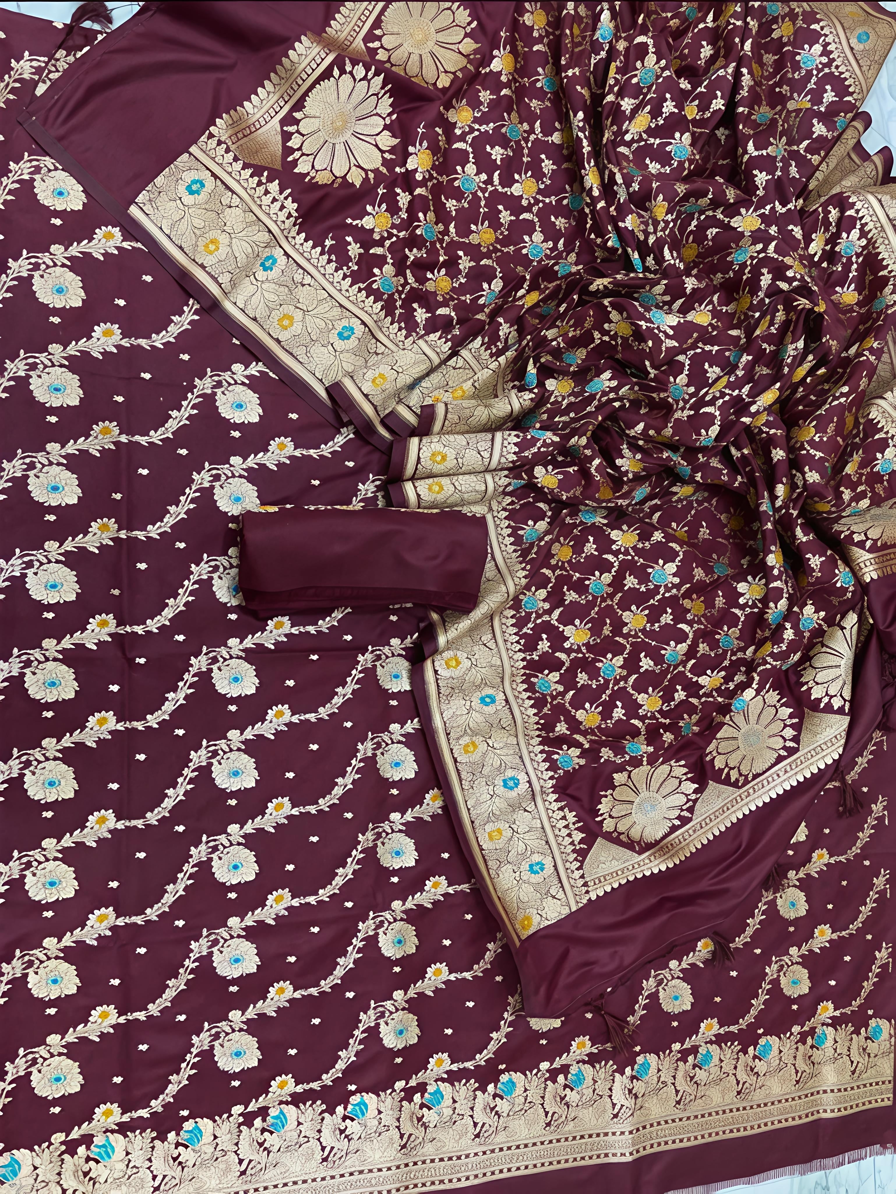 Mashru Silk Minakaari