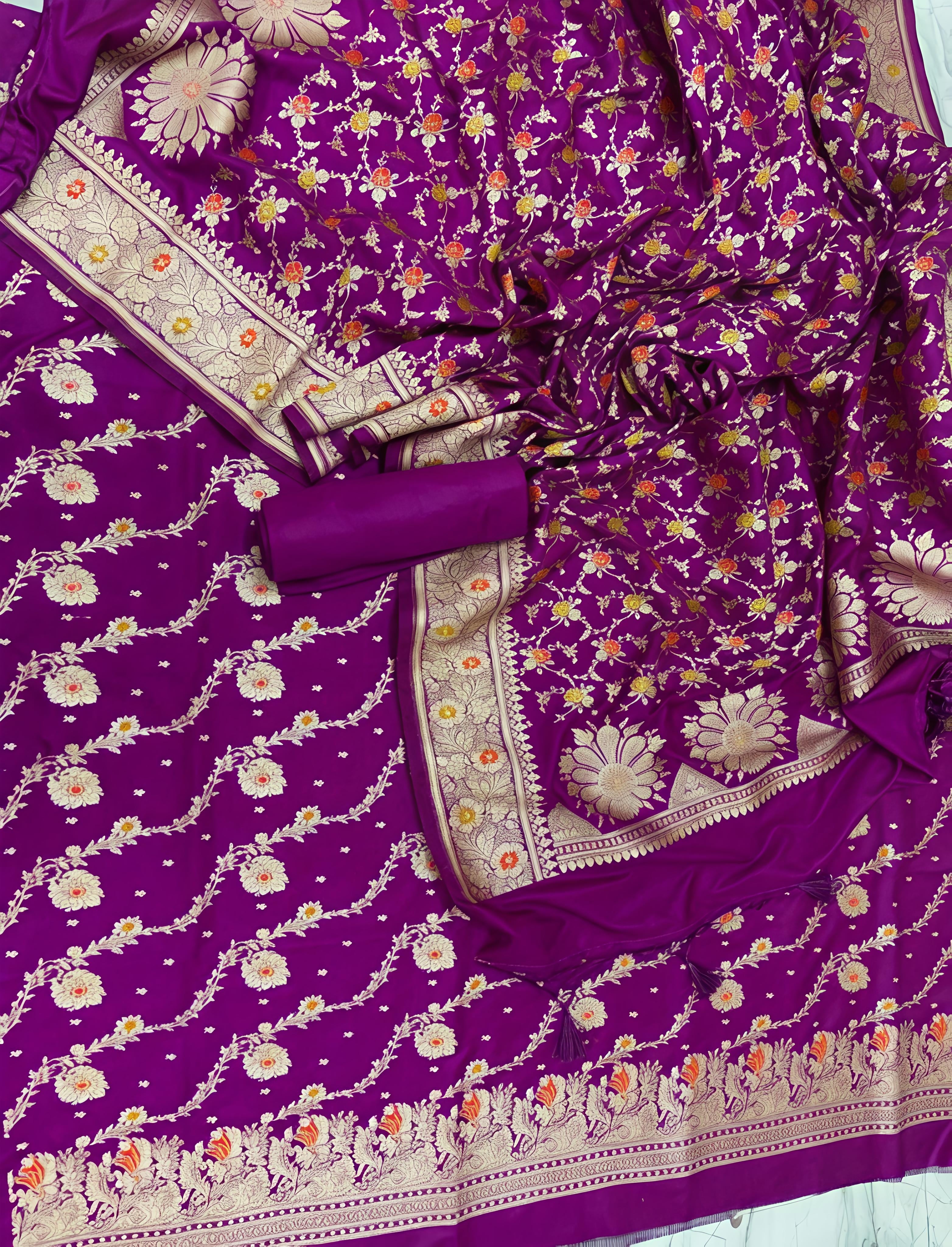 Mashru Silk Minakaari