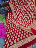 Pure Khaddi Georgette Water Zari